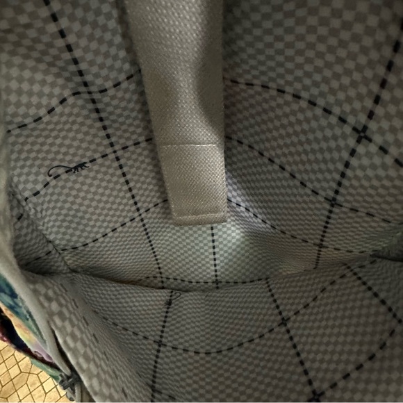 Kipling Multicolor Floral Backpack Bag Missing Monkey Charm - Picture 11 of 12